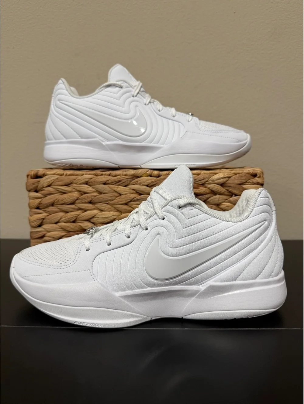 Size 8.5 - Nike Ja 2 TB “Triple White”